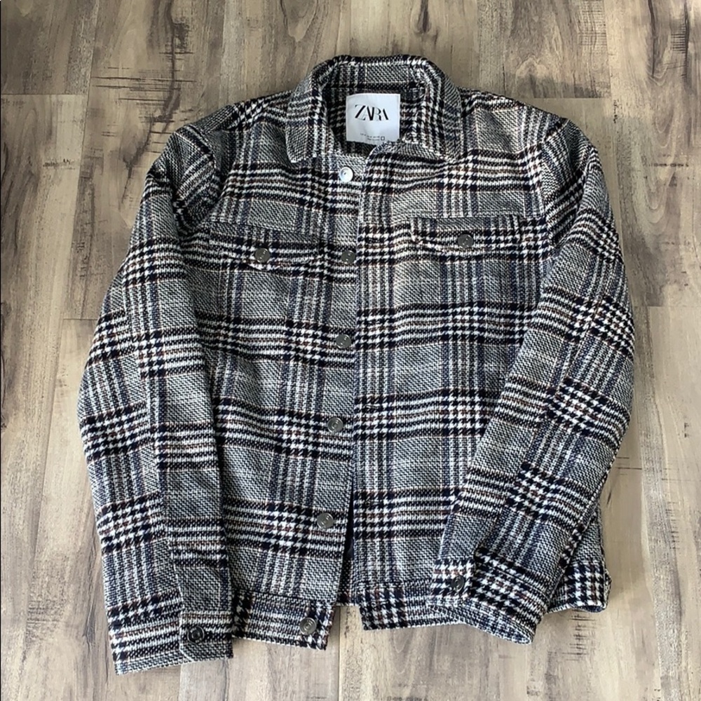 ZARA men’s plaid jacket
